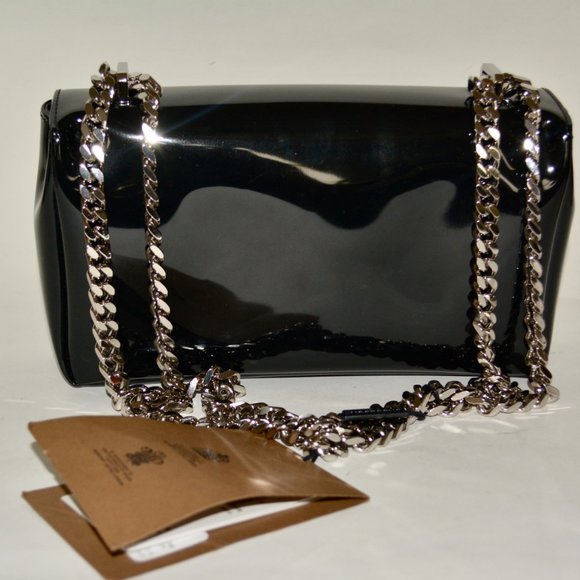 NWT BURBERRY LOLA PATENT LEATHER SHOULDER BAG - Picture 5 of 11